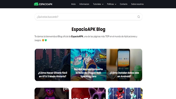 espacio apk android