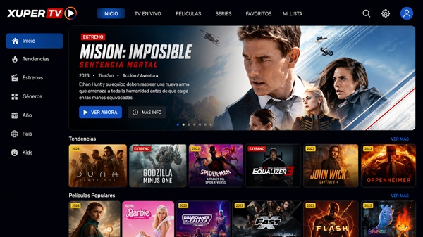 xuper tv android